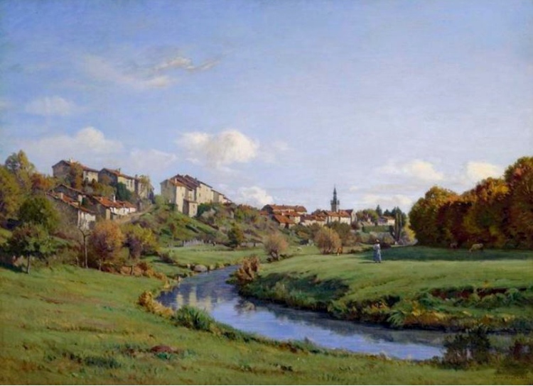 Chatillon sur Sa&ocirc;ne par Jean Ferdinand Monchablon