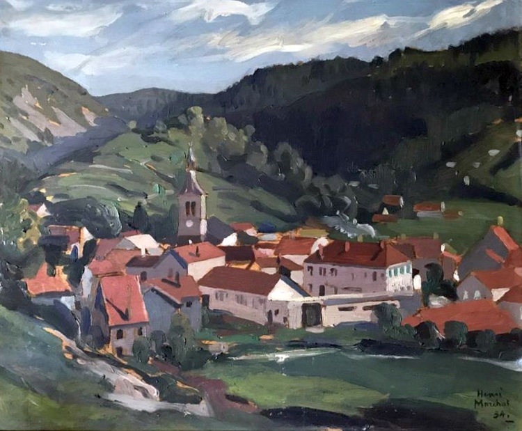 Vieilles maisons &agrave; neufch&acirc;teau par Edmond Marie  Petitjean